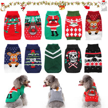Load image into Gallery viewer, Pet Cat Sweater Cat Clothes Christmas Dog Sweater Cats Coat Halloween Warm Pet Jacket Knitting Costume