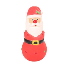 Load image into Gallery viewer, Dog Chew Latex Squeaky Toy Christmas Tree Santa Claus Style Pet Toy Dog Teeth Chew Training Toy Pet Products