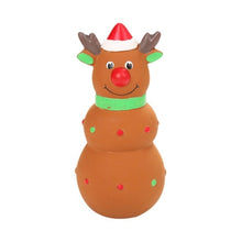 Load image into Gallery viewer, Dog Chew Latex Squeaky Toy Christmas Tree Santa Claus Style Pet Toy Dog Teeth Chew Training Toy Pet Products