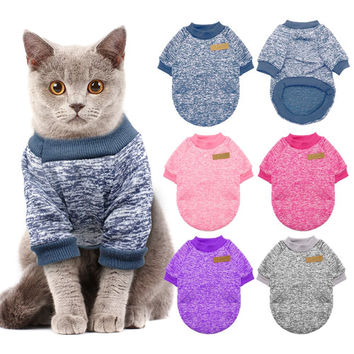 Warm Dog Cat Clothes Autumn Winter t Clothes Sweater ...