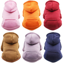 Load image into Gallery viewer, Warm Pet Clothes Autumn Winter Clothing for Dog Outfit Clothes for Cats mascotas 8Y45