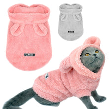 Load image into Gallery viewer, Warm Cat Clothes Winter Puppy Jacket For Small Medium Dogs Cats Costume Pink S-2XL