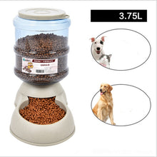 Load image into Gallery viewer, 3.8L Pet Automatic Feeder Dog Cat Drinking Capacity Dispenser